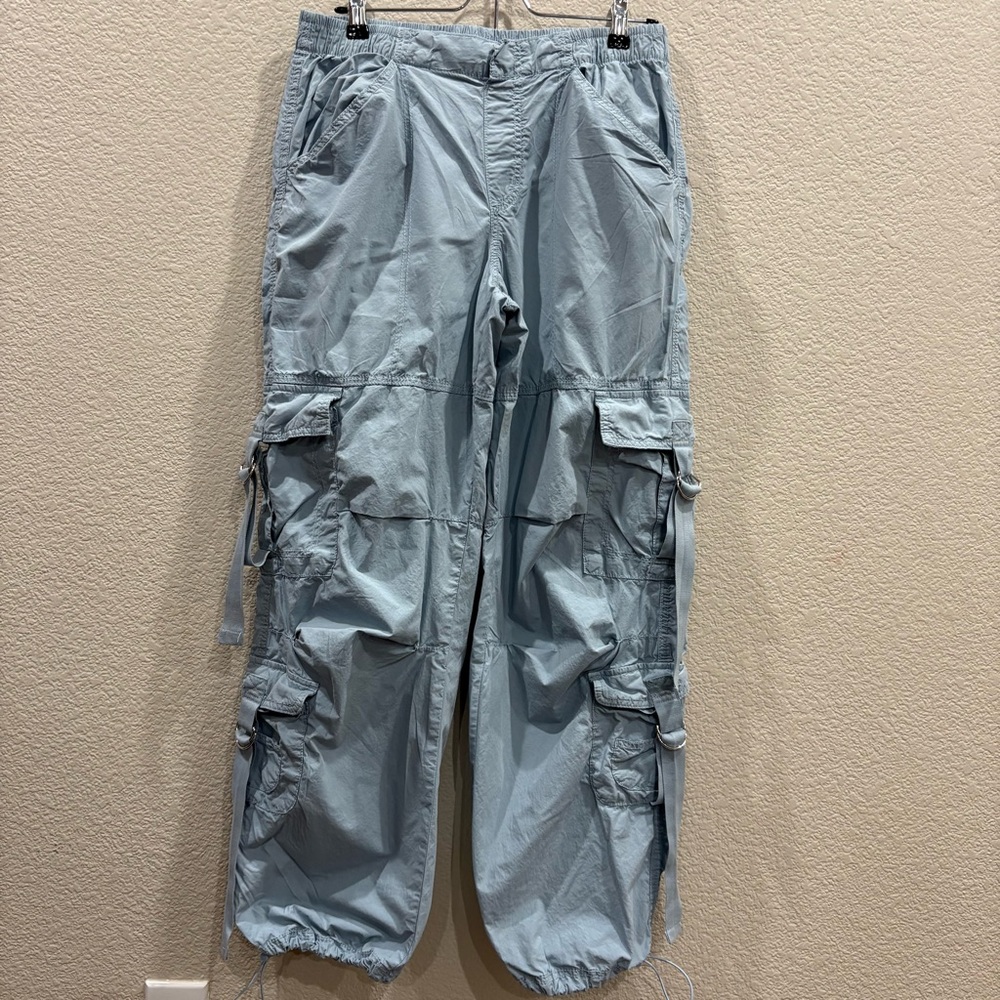 Garage Women’s Parachute Light Blue Cargo Pants